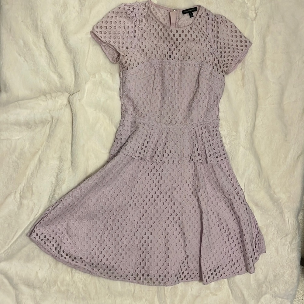 Lilac knee length dress